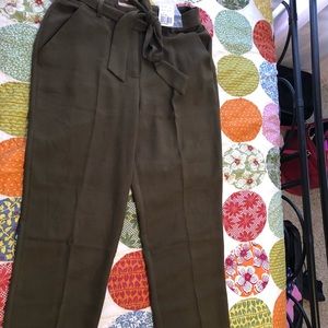 Olive green Forever 22 contemporary dress pants